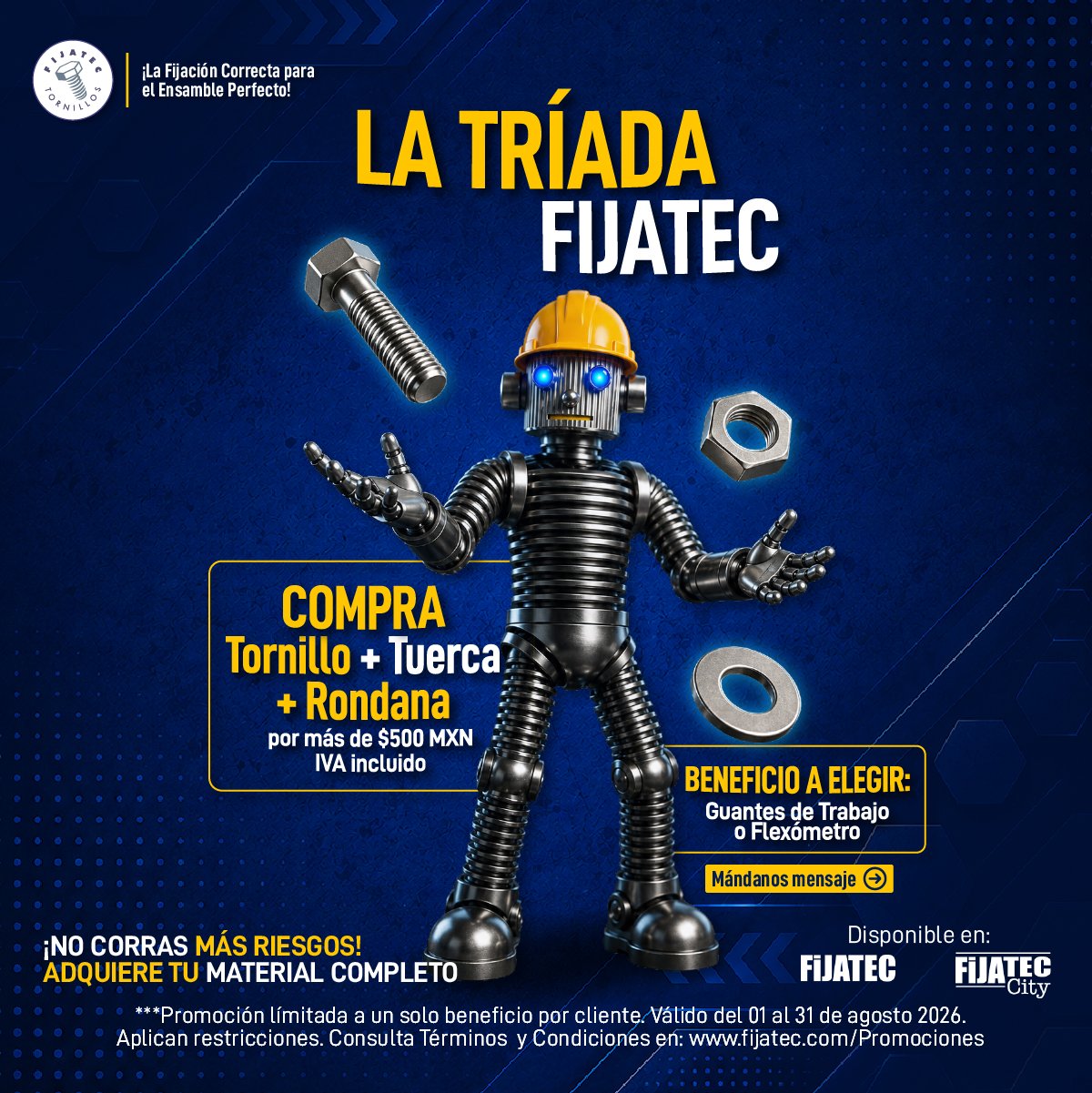 promociones fijatec mes de Agosto 2026